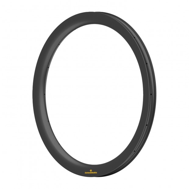 Ultraligero 365g 700C 47x40mm Aro de Carbono Tubeless para Gravel / CX
